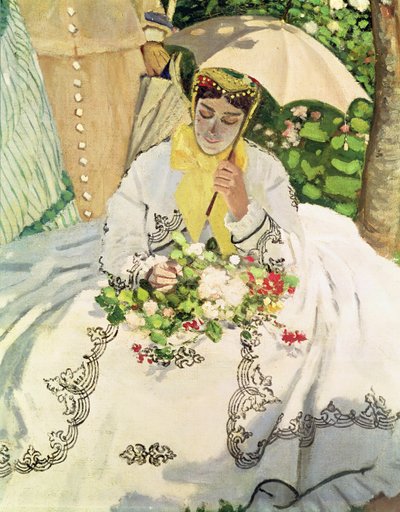 Women in the Garden (detail) by Claude Monet
